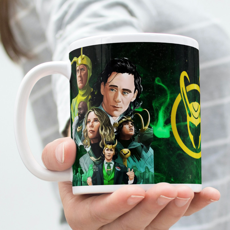 Loki with its Varients Printed Coffee Ceramic Mug